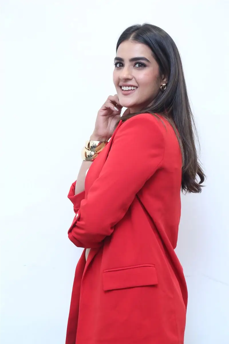 Telugu Actress Kavya Thapar at Double Ismart Movie Interview